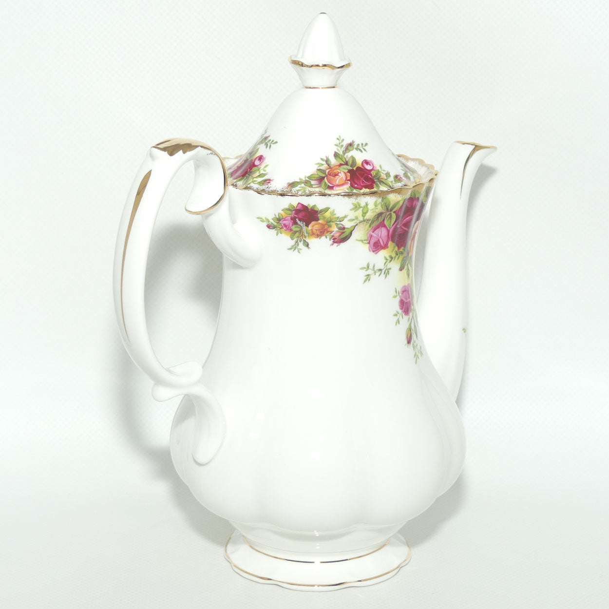 Royal Albert Bone China England Old Country Roses coffee pot | early stamp | 900ml | #3