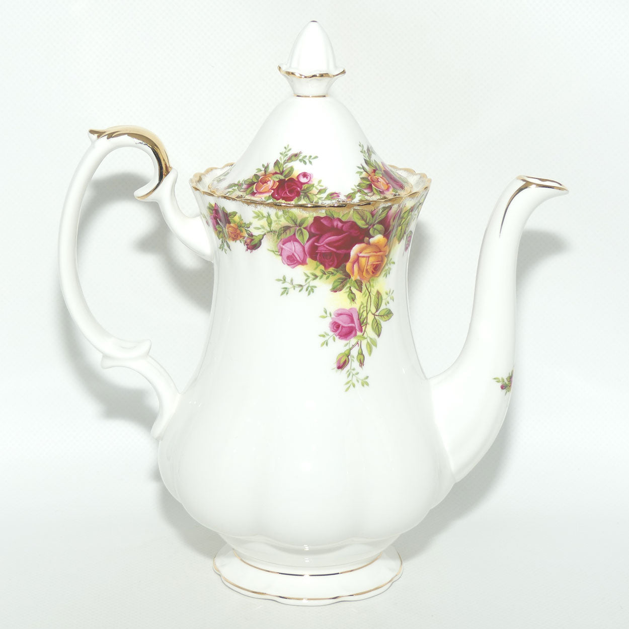 Royal Albert Bone China England Old Country Roses coffee pot | early stamp | 900ml | #3