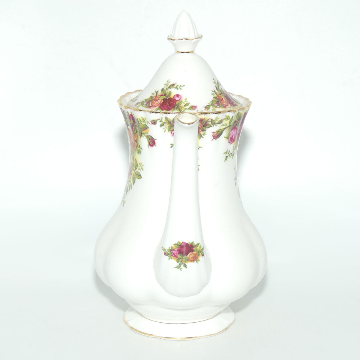 Royal Albert Bone China England Old Country Roses coffee pot | early stamp | 900ml