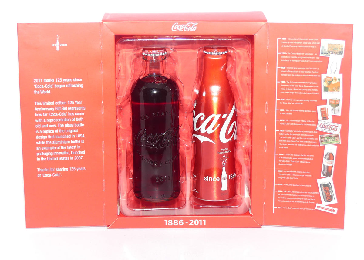 Coca Cola Collectable | Coca Cola | 125 Years 1886 - 2011 | boxed set