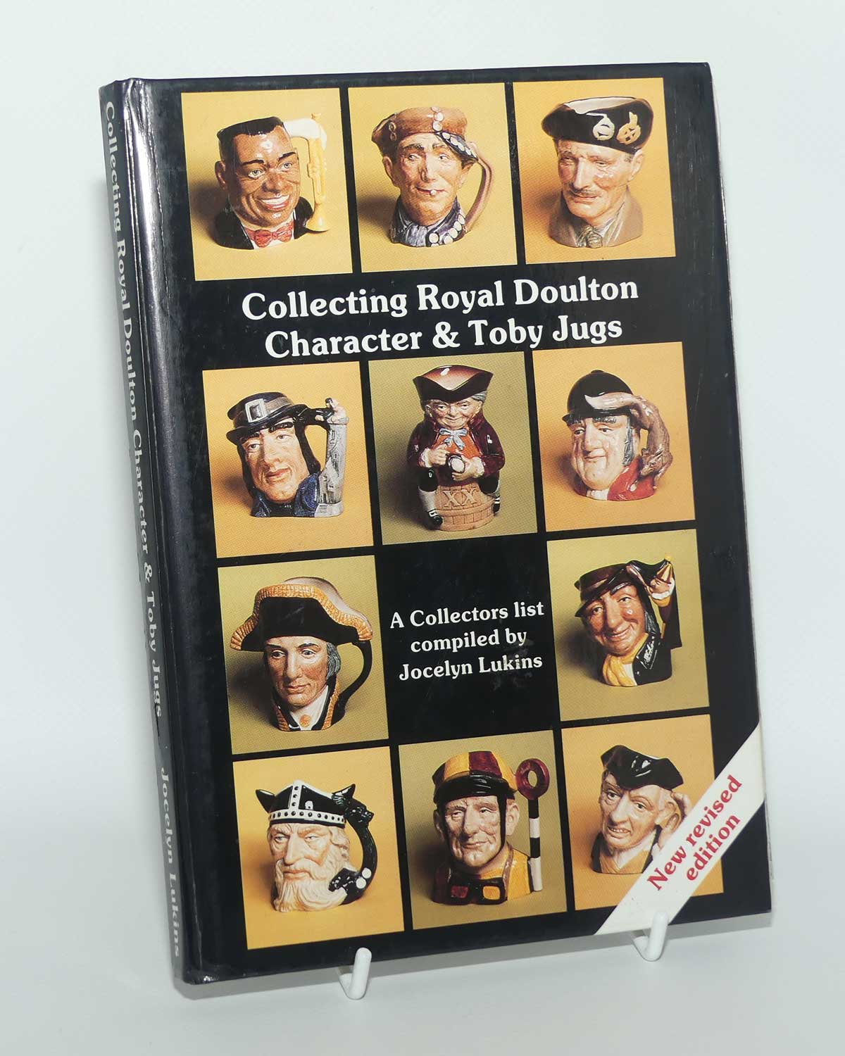 Reference Book | Collecting Royal Doulton Character & Toby Jugs | Jocelyn Lukins | Black cover | Revised Edition
