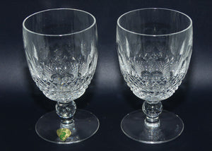 Waterford Crystal Colleen pattern pair of 2 Wine glasses | 200ml