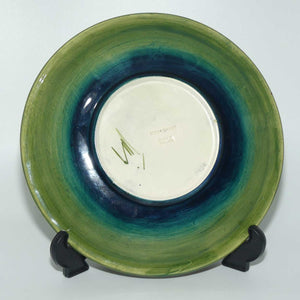 Walter Moorcroft Columbine 783/10 plate | Green ground