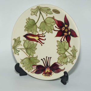 Walter Moorcroft Columbine 783/10 plate | Ivory ground