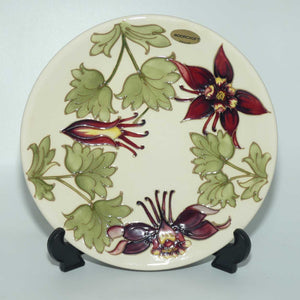 Walter Moorcroft Columbine 783/10 plate | Ivory ground