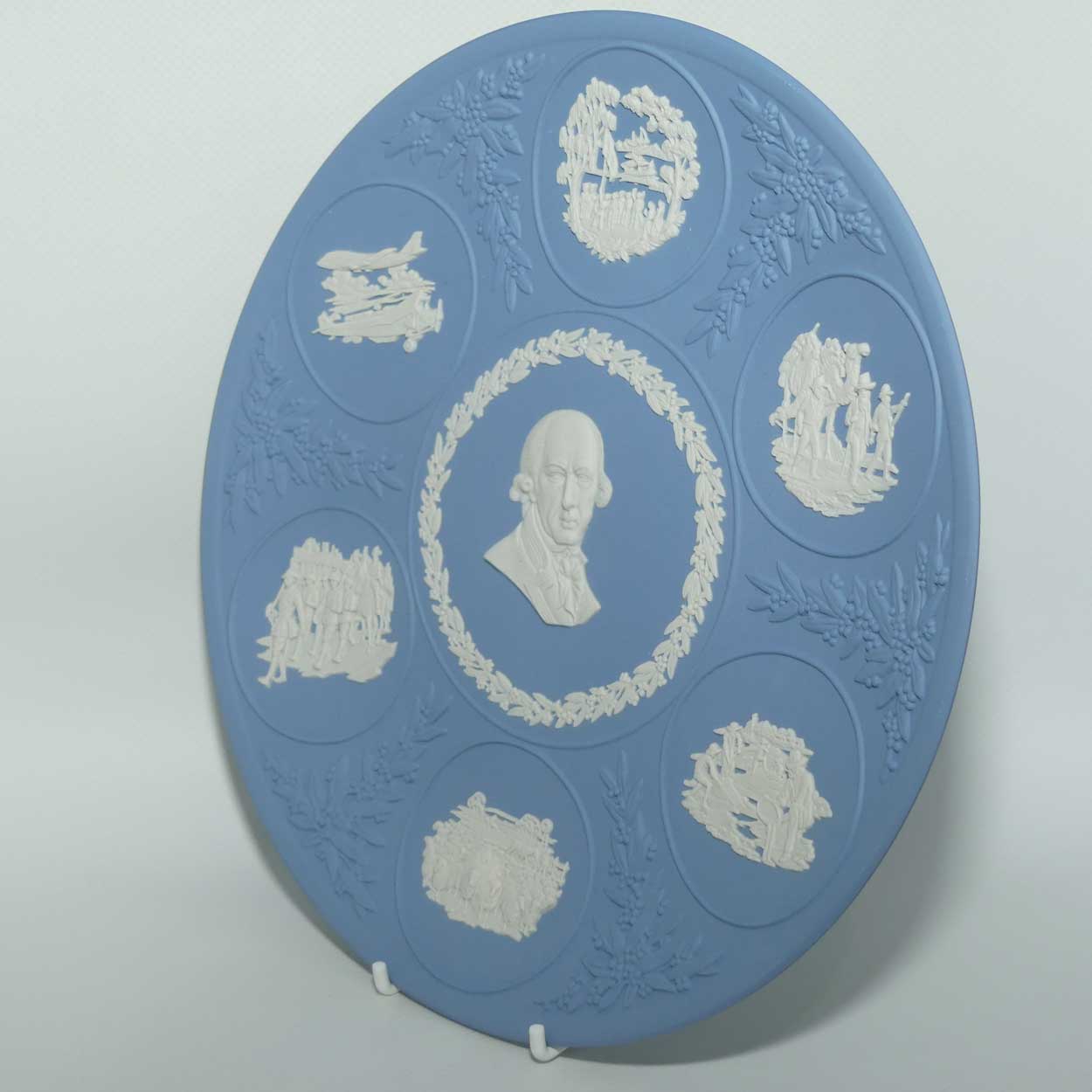 Wedgwood Jasper | Australian BiCentenary Composite plate | 24.5cms | Ltd Ed + Box
