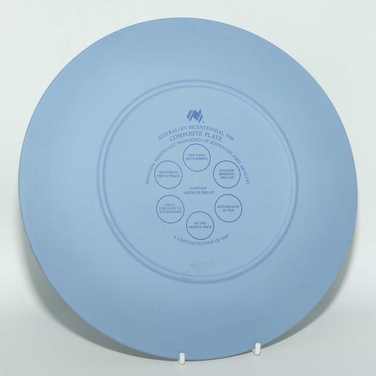 Wedgwood Jasper | Australian BiCentenary Composite plate | 24.5cms | Ltd Ed + Box