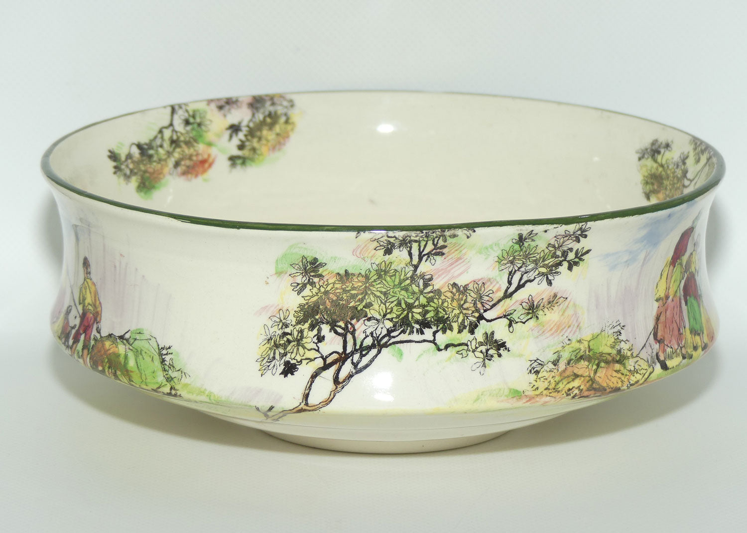Royal Doulton Gleaners and Gypsies concave sided round bowl D4983