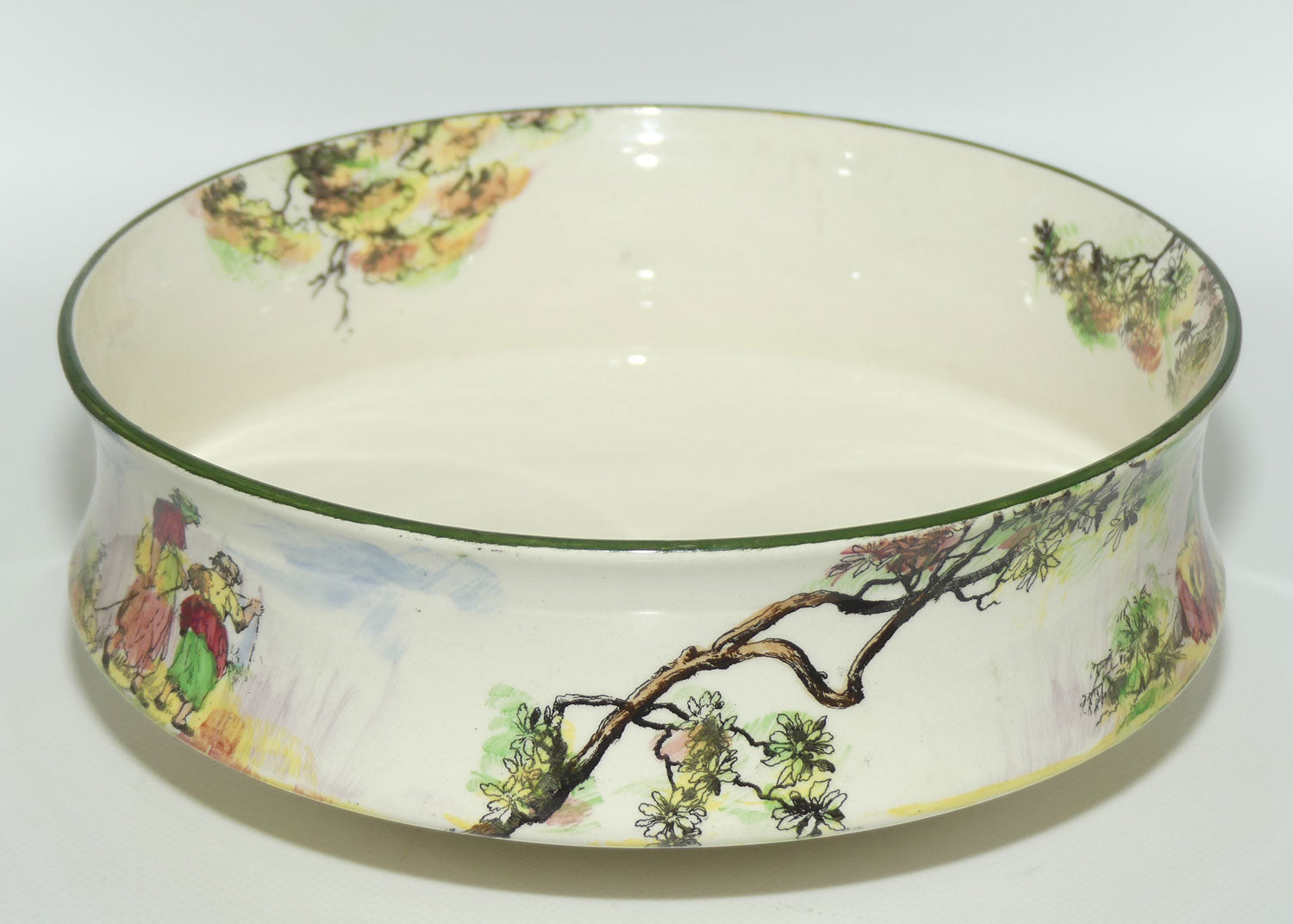 Royal Doulton Gleaners and Gypsies concave sided round bowl D4983