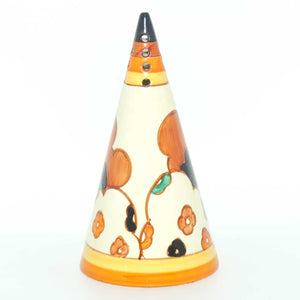 Clarice Cliff Fantasque Farmhouse conical sugar shaker