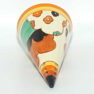 Clarice Cliff Fantasque Farmhouse conical sugar shaker