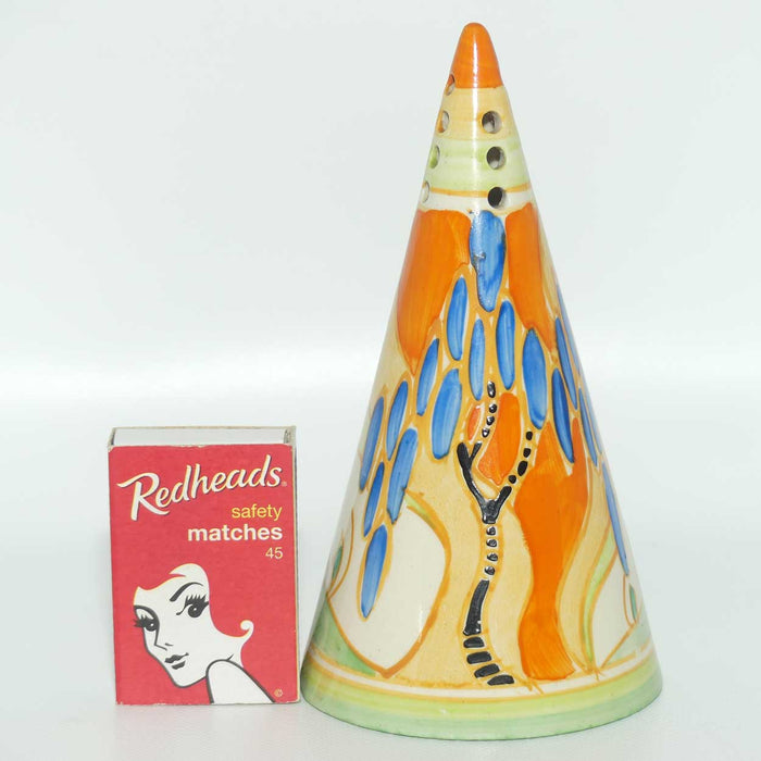 Clarice Cliff Fantasque Windbells conical sugar shaker