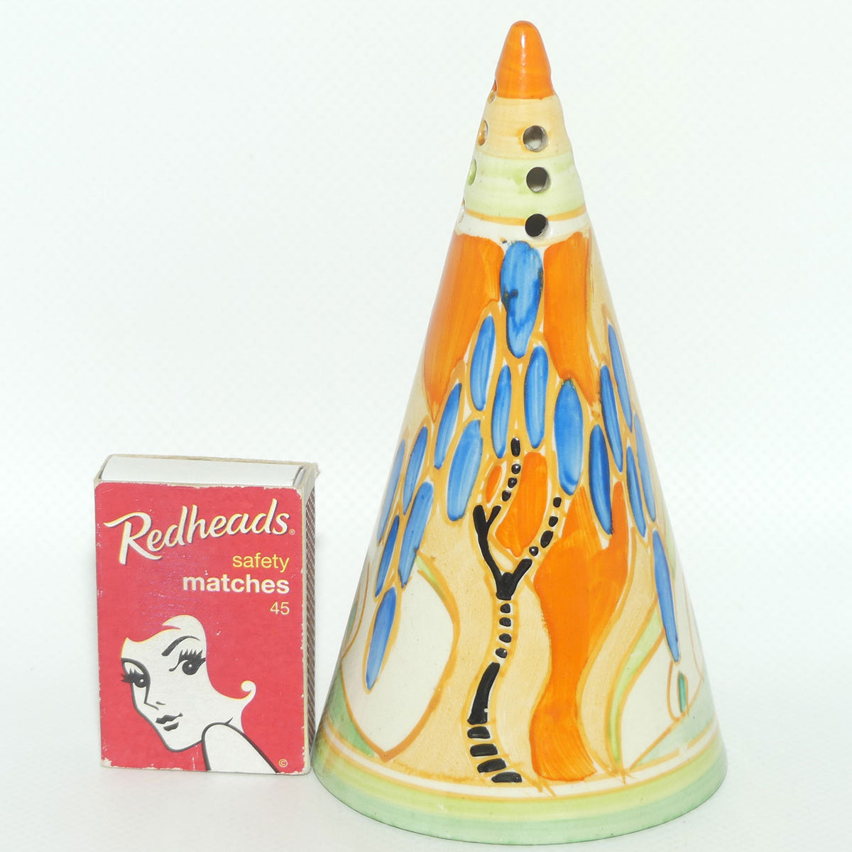 Clarice Cliff Fantasque Windbells conical sugar shaker