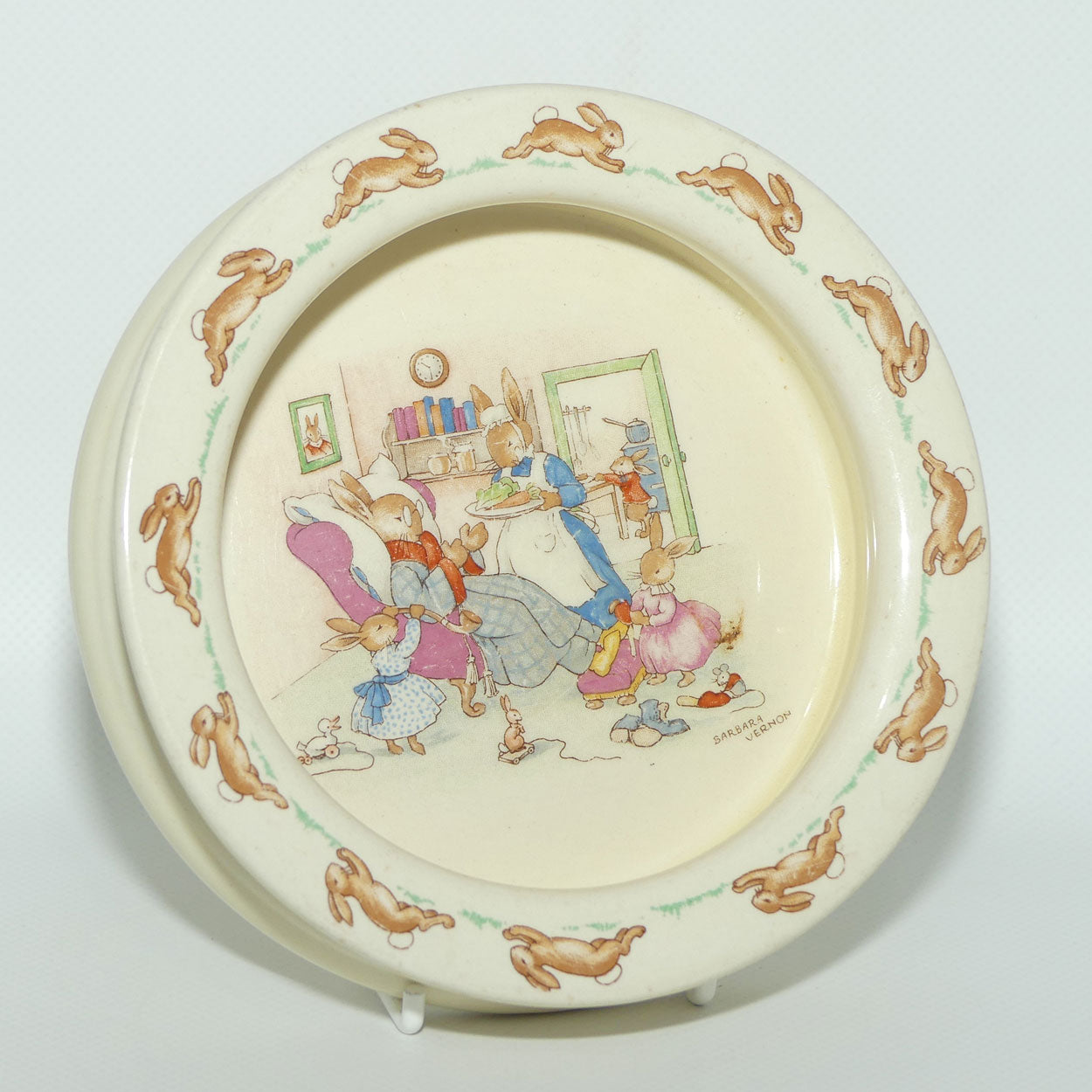 Royal Doulton Bunnykins Tableware Convalescing baby bowl | signed Barbara Vernon