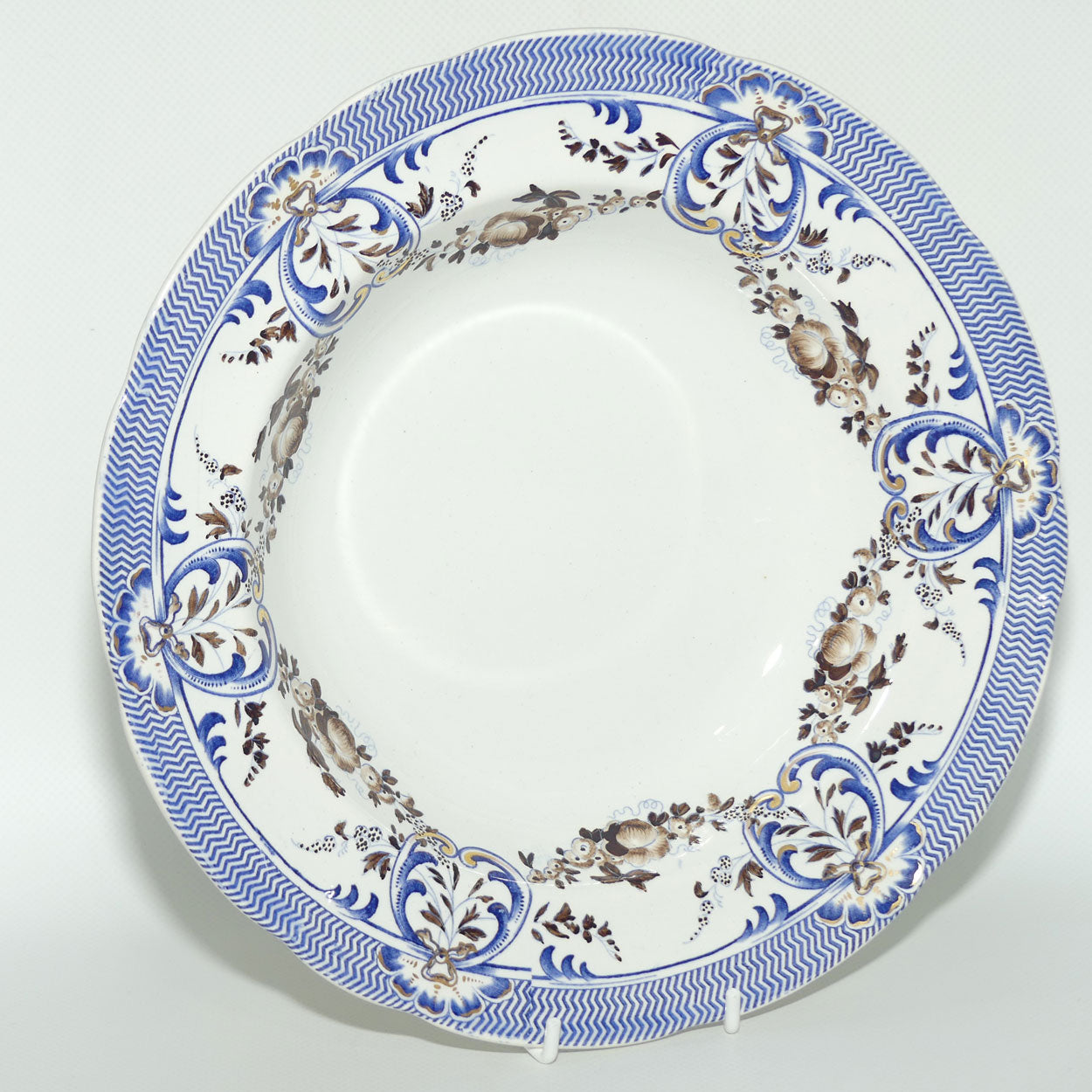 Copeland and Garrett New Fayence Blue and White bowl #1 | c.1833 - 1847 | Regency era