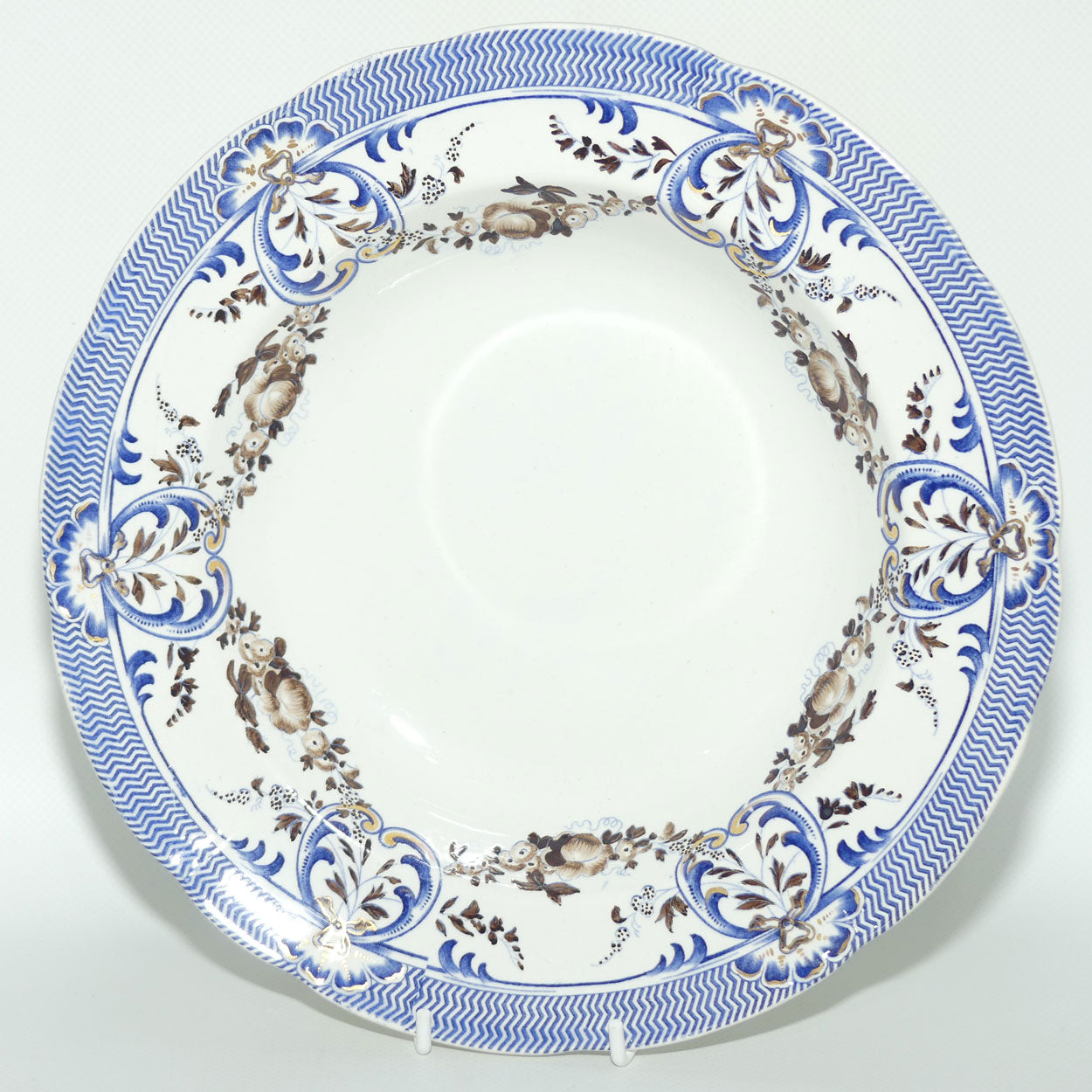 Copeland and Garrett New Fayence Blue and White bowl #1 | c.1833 - 1847 | Regency era