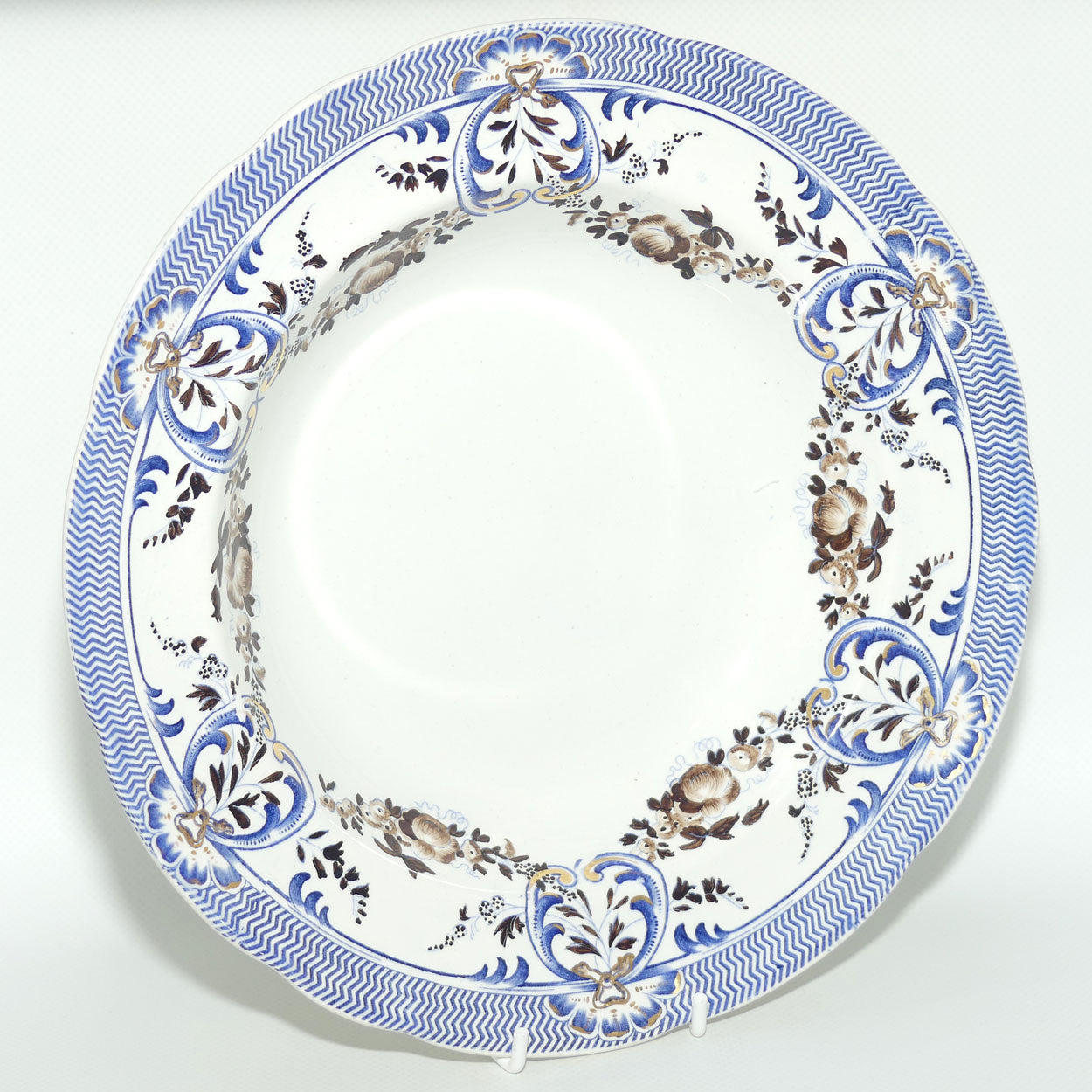 Copeland and Garrett New Fayence Blue and White bowl #2 | c.1833 - 1847 | Regency era