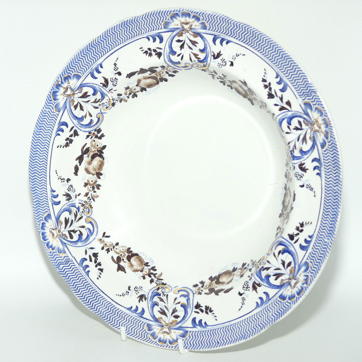Copeland and Garrett New Fayence Blue and White bowl #2 | c.1833 - 1847 | Regency era