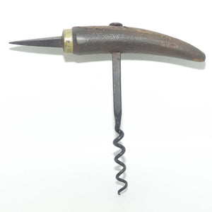 Antique Wooden Corkscrew