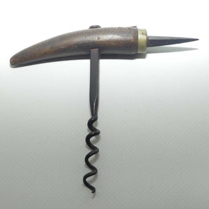 Antique Wooden Corkscrew