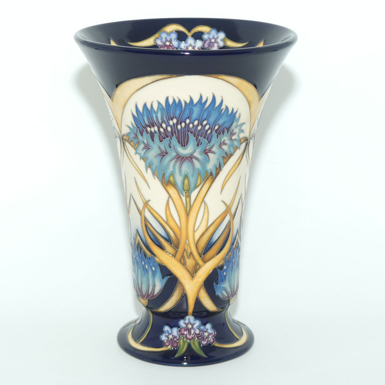 Moorcroft Cornflower Cavalcade 87/9 vase |LE 62/150 