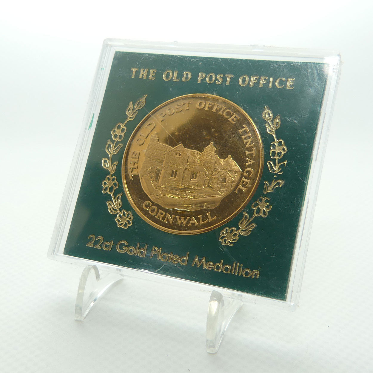 The Old Post Office Tintagel Cornwall | National Trust | 22ct Gold Plated Medallion
