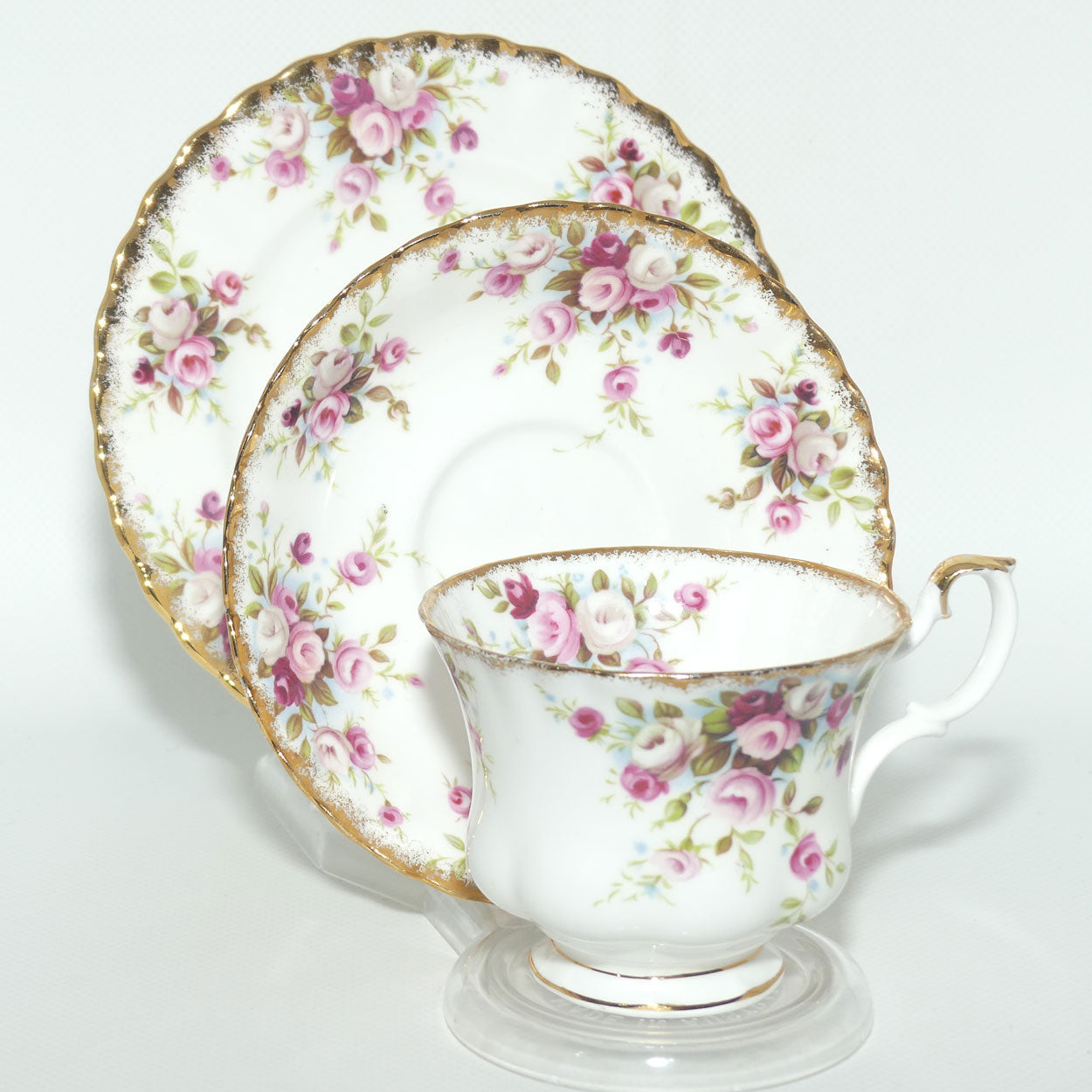 Royal Albert Bone China England Cottage Garden trio