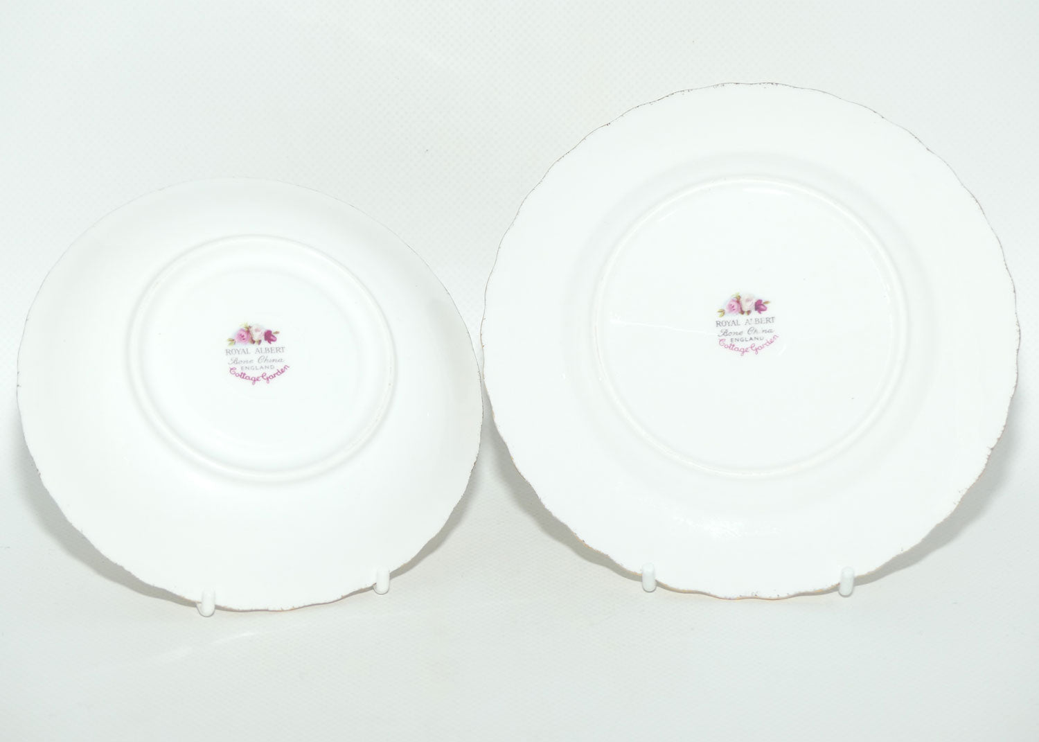 Royal Albert Bone China England Cottage Garden trio