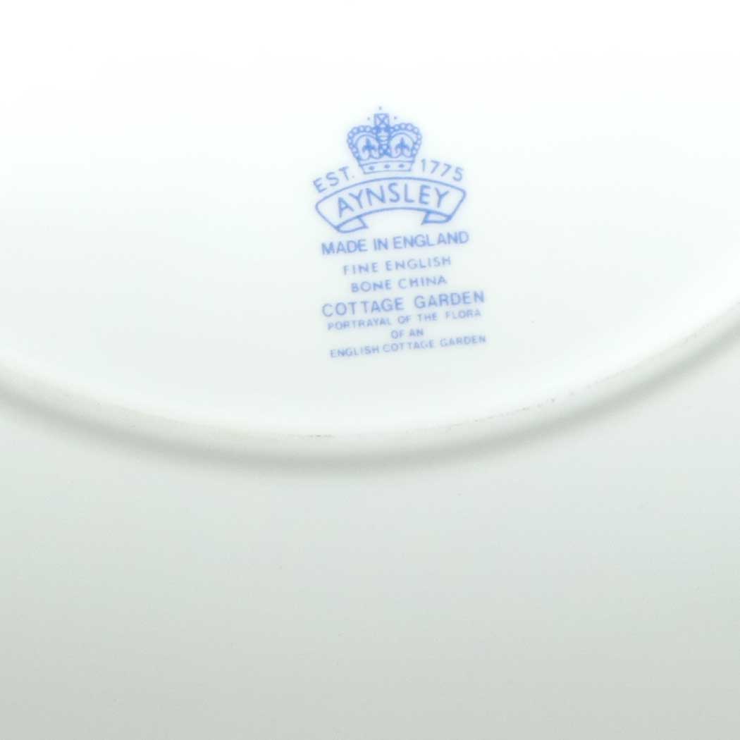 Aynsley cake plate | Cottage Garden pattern | 26cm diameter