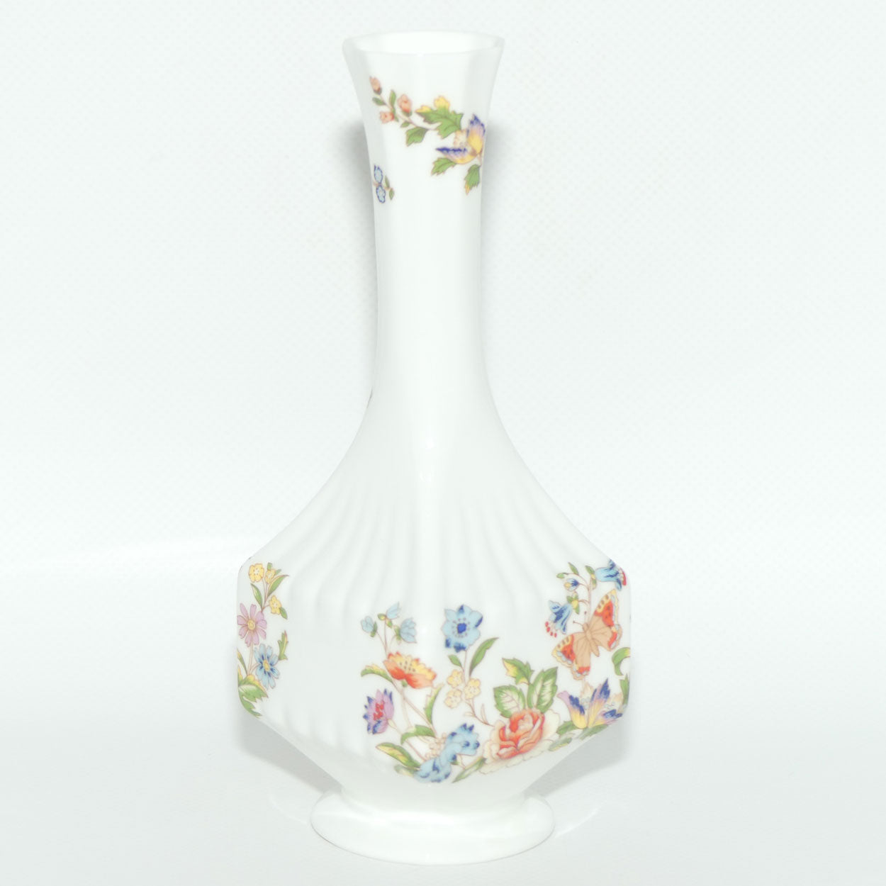Aynsley Cottage Garden pattern box section shape vase