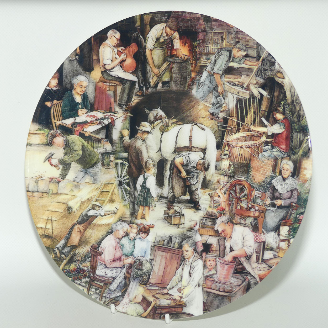 Bradex 26 R62 35.13 plate | Royal Doulton In Celebration of Old Country Crafts | Susan Neale