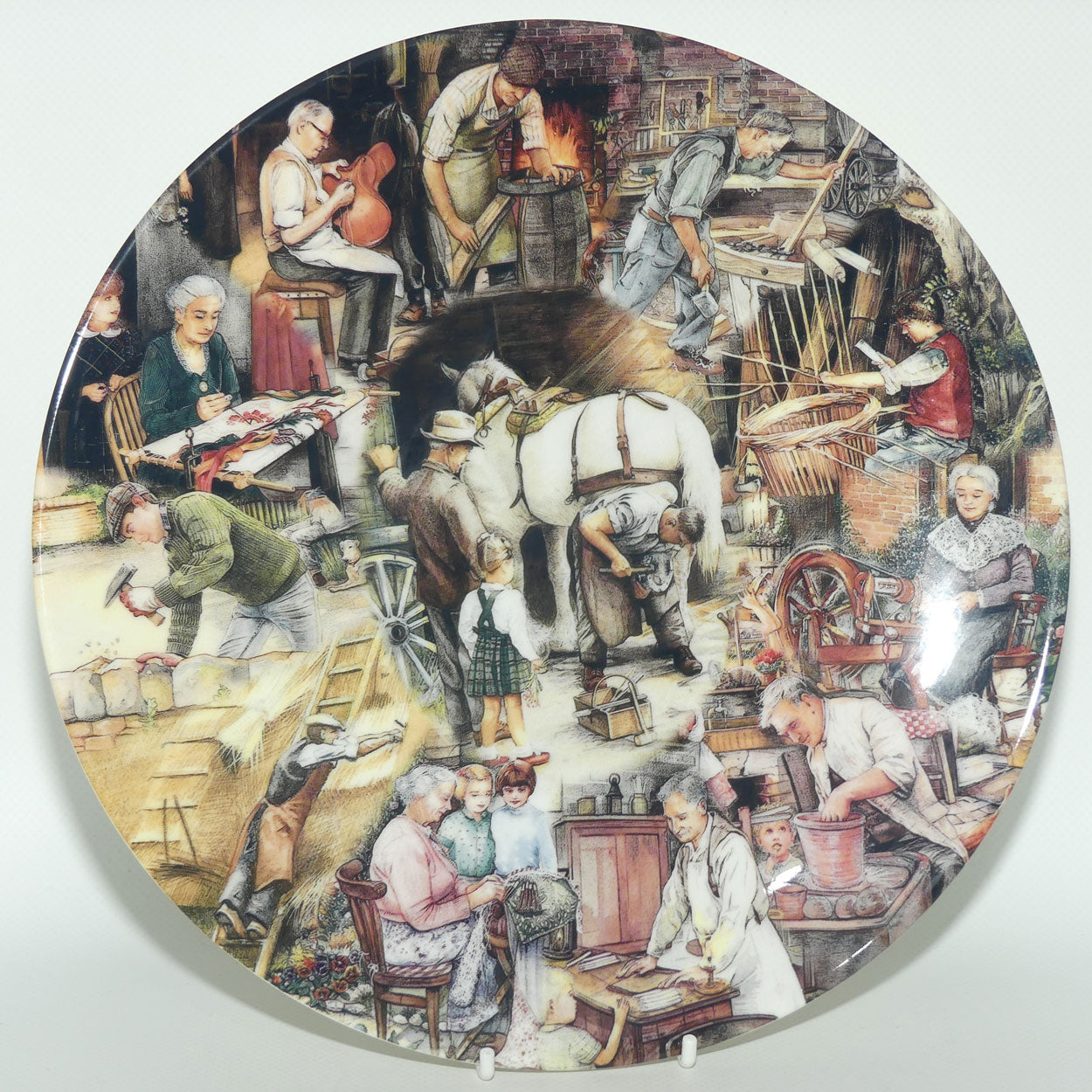 Bradex 26 R62 35.13 plate | Royal Doulton In Celebration of Old Country Crafts | Susan Neale