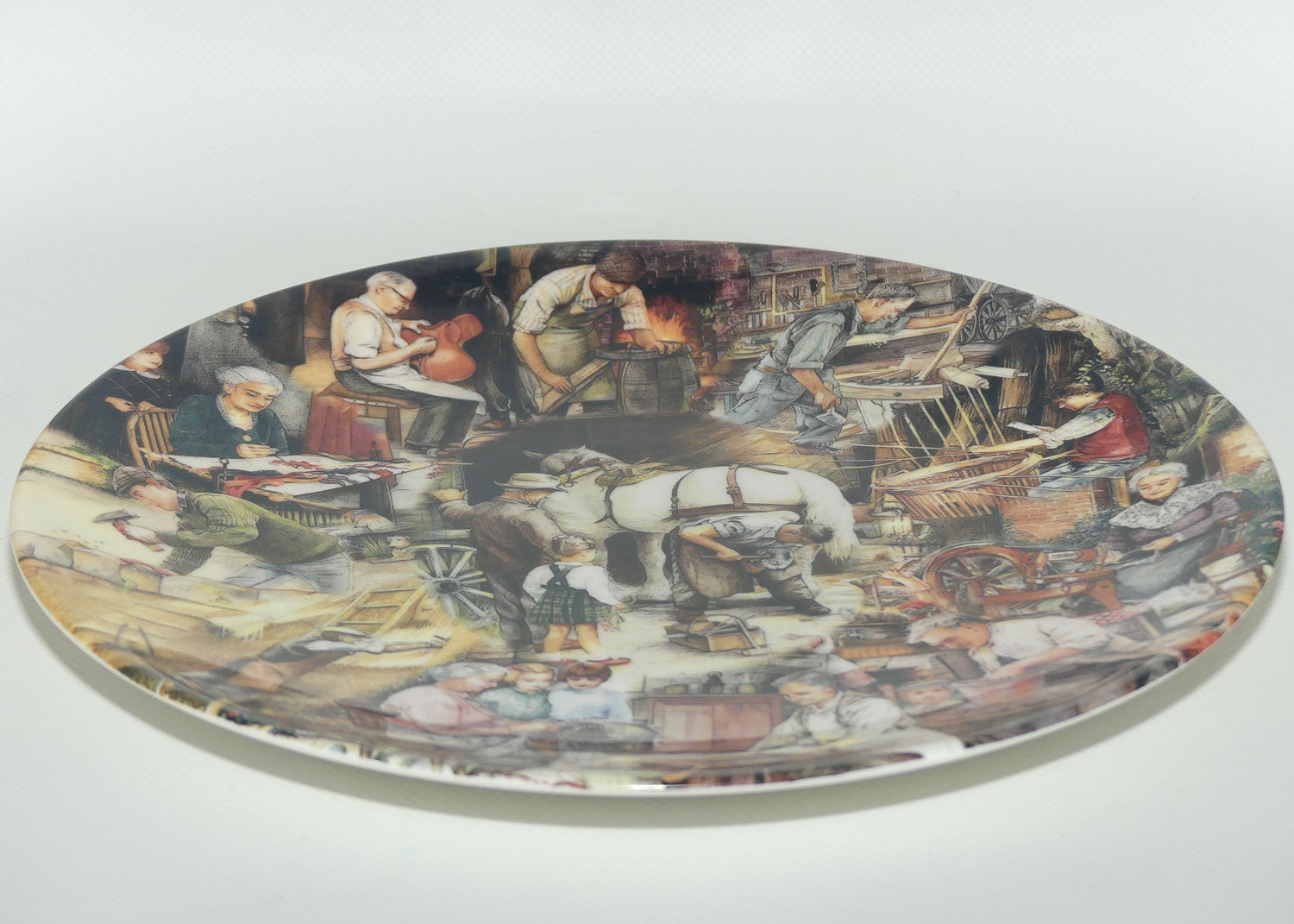 Bradex 26 R62 35.13 plate | Royal Doulton In Celebration of Old Country Crafts | Susan Neale