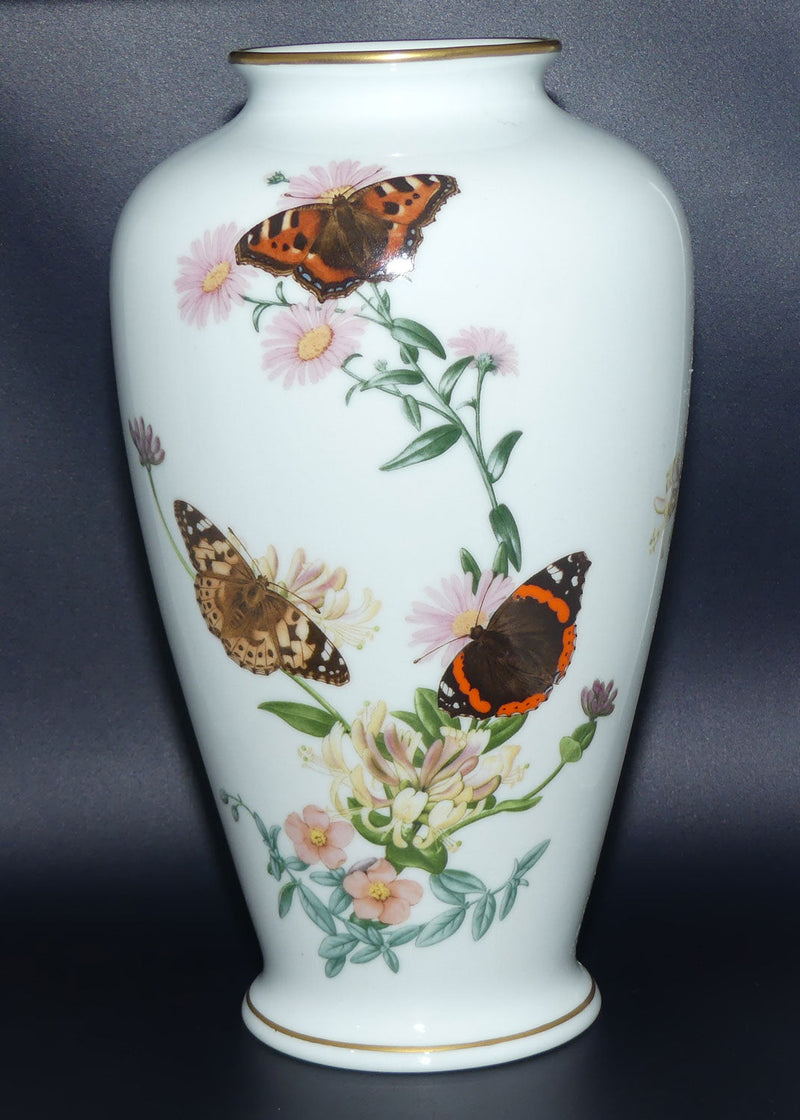 Franklin Porcelain | The Country Garden Butterfly vase by John Wilkins ...