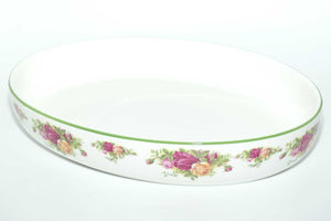 Royal Albert Fine China England Old Country Roses | Country Bakeware large oval baking dish | UK made