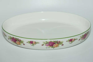 Royal Albert Fine China England Old Country Roses | Country Bakeware large oval baking dish | UK made