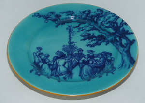 Royal Doulton Old English Scenes plate | May Day | Blue and Blue