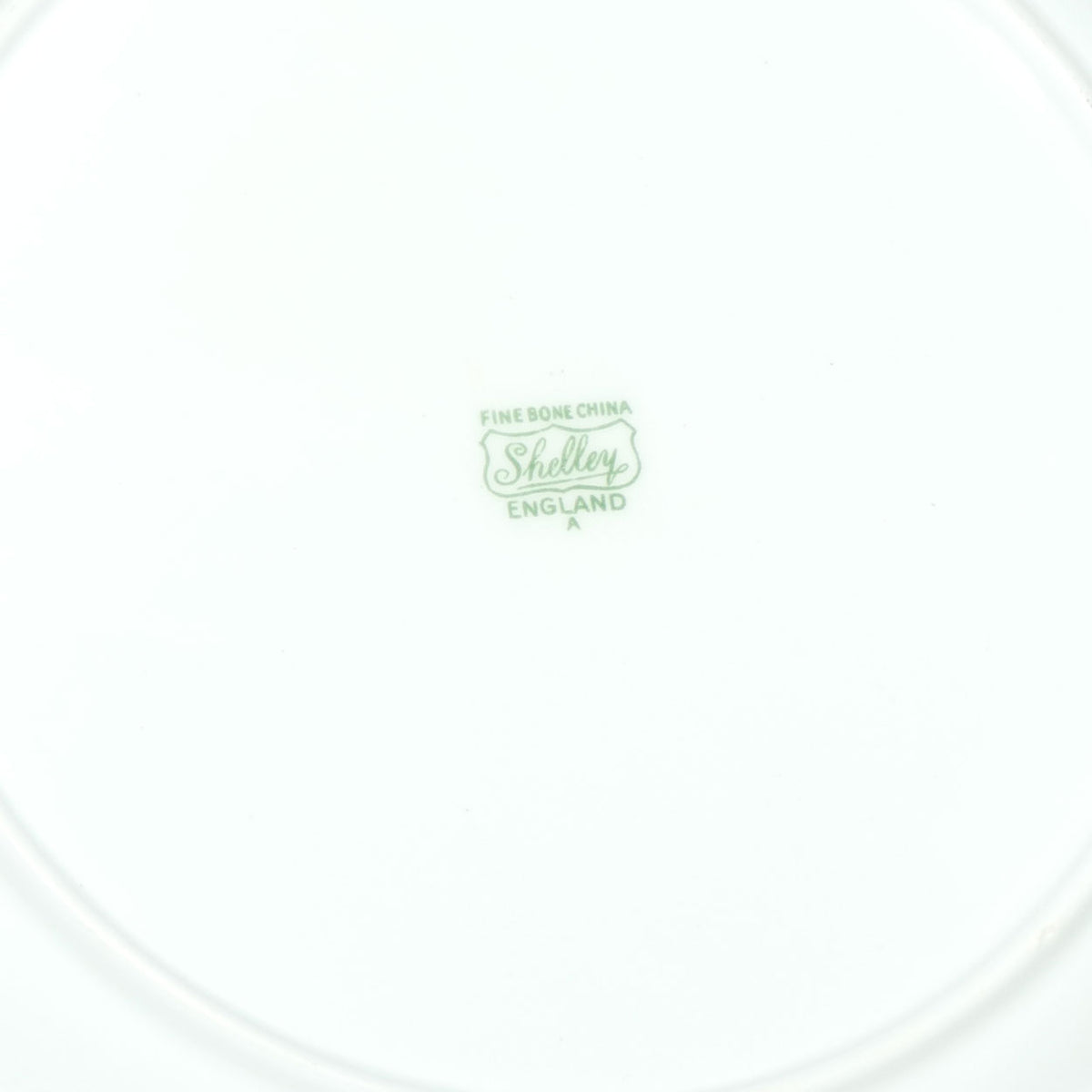 Shelley England Courting Scene Cameo plate | Green border