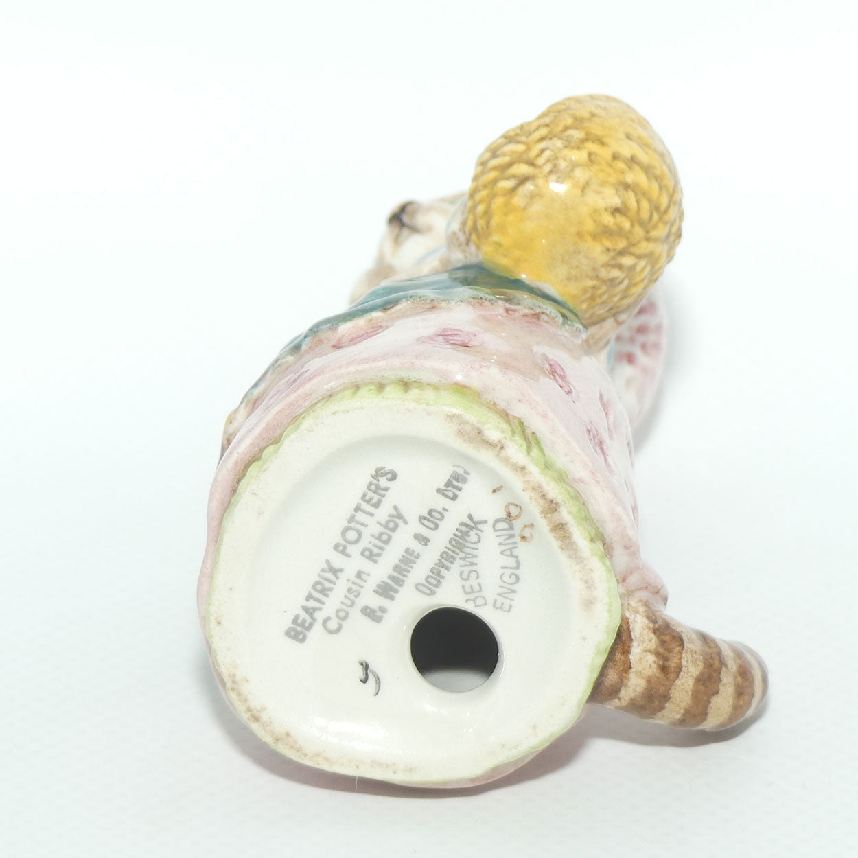 Beswick Beatrix Potter Cousin Ribby | BP2a Gold Oval