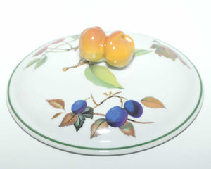 Royal Worcester Vitreous Bakeware | Evesham Vale pattern | Covered Vegetable Dish with fancy handle