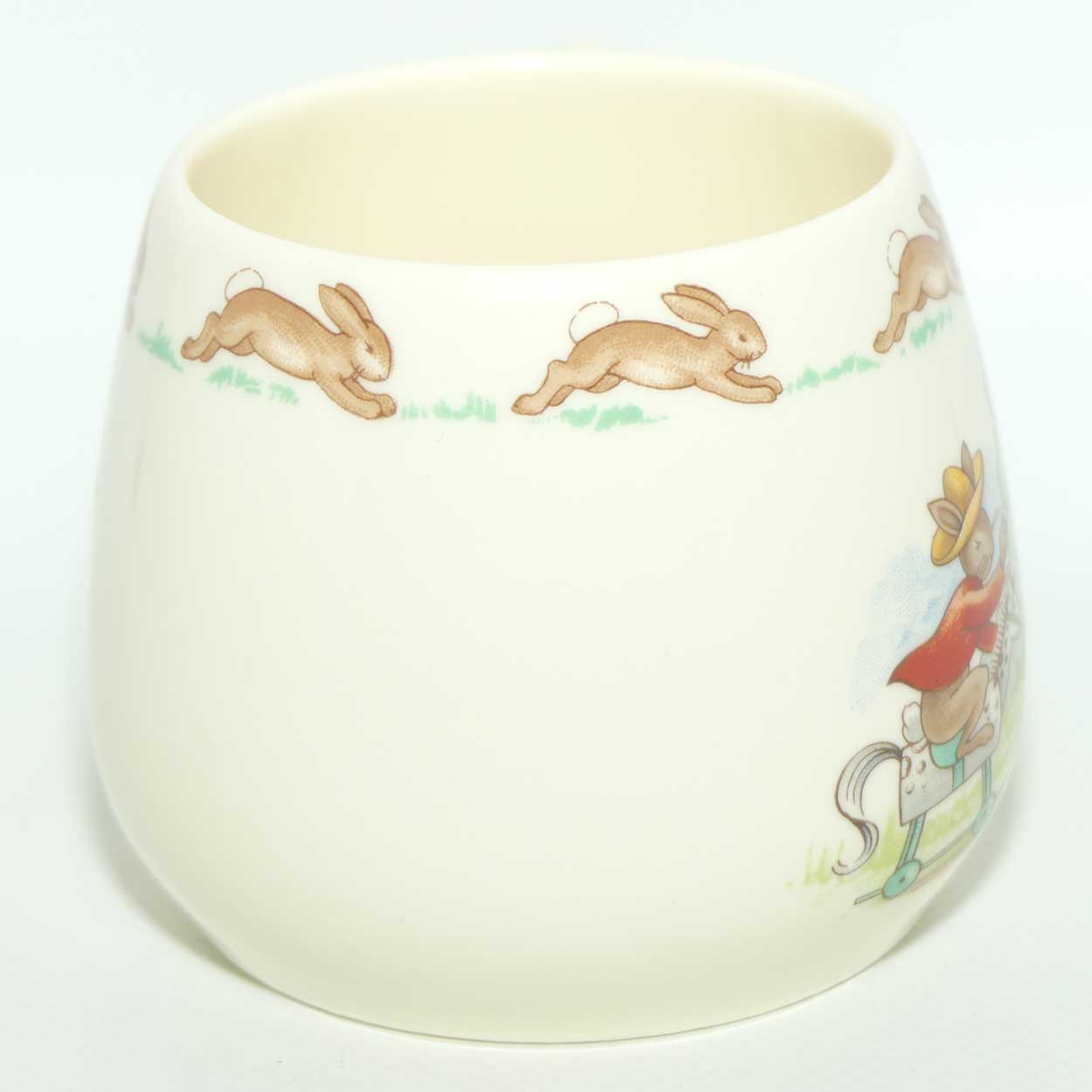 Royal Doulton Bunnykins Cowboys and Indians | Cowboy on Rocking Horse single handle Don mug