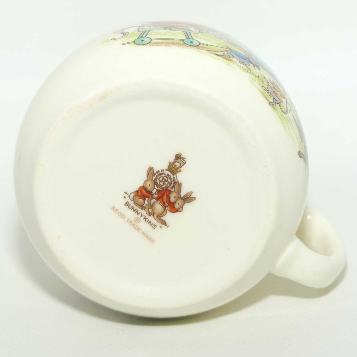 Royal Doulton Bunnykins Cowboys and Indians | Cowboy on Rocking Horse single handle Don mug