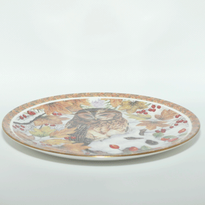 Coalport plate | Winter Scenes | The Owl