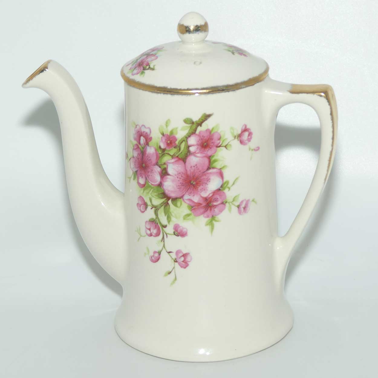 Grindley England Cream Petal Floral coffee set