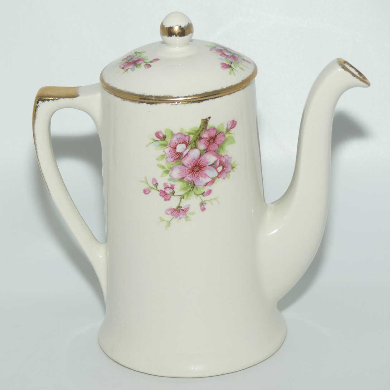 Grindley England Cream Petal Floral coffee set