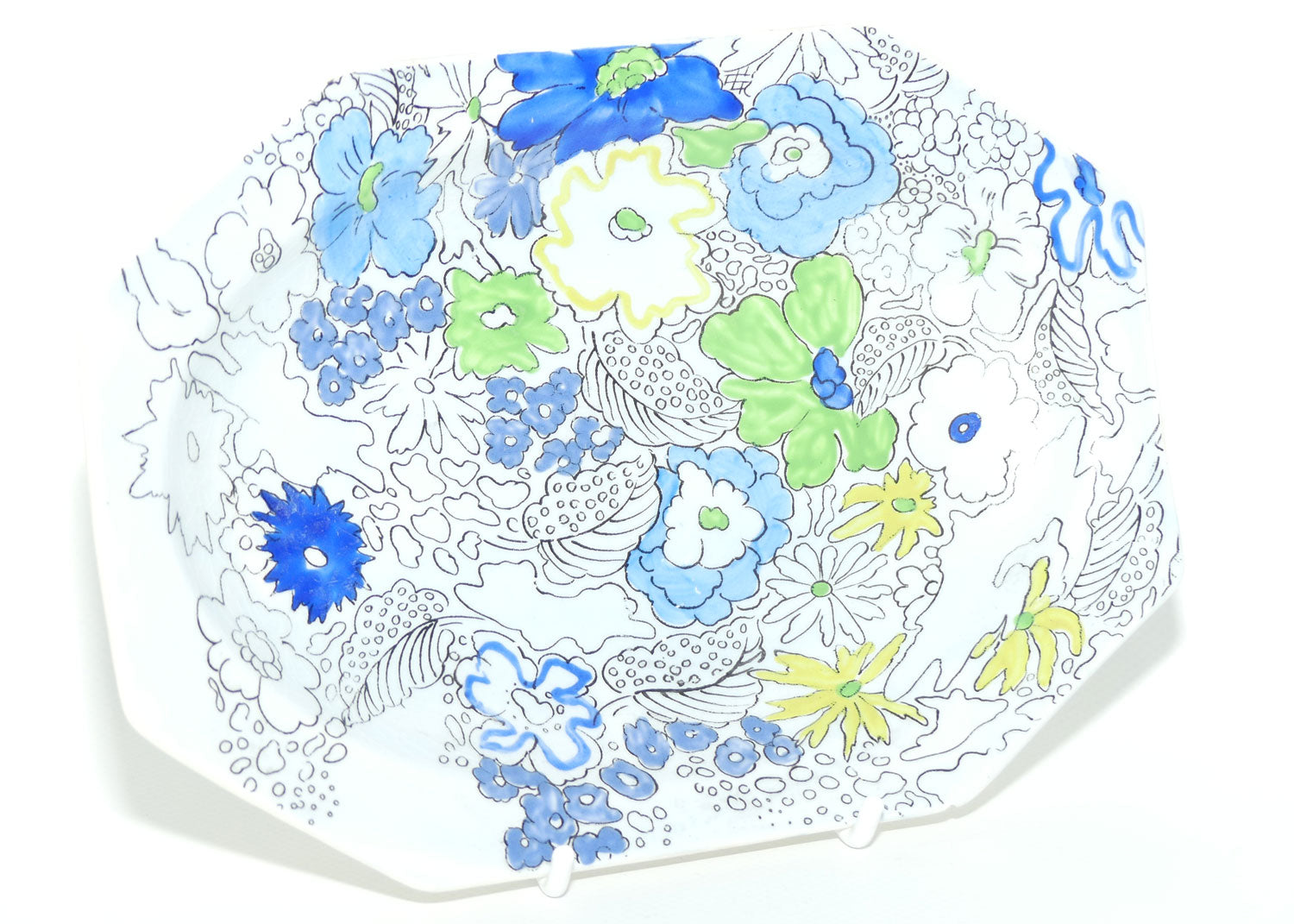 Clarice Cliff Bizarre Crepe de Chene rectangular tray