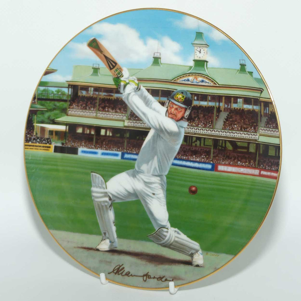 Cricket Memorabilia | Australian Cricketing Greats plate | #2 | Allan Border