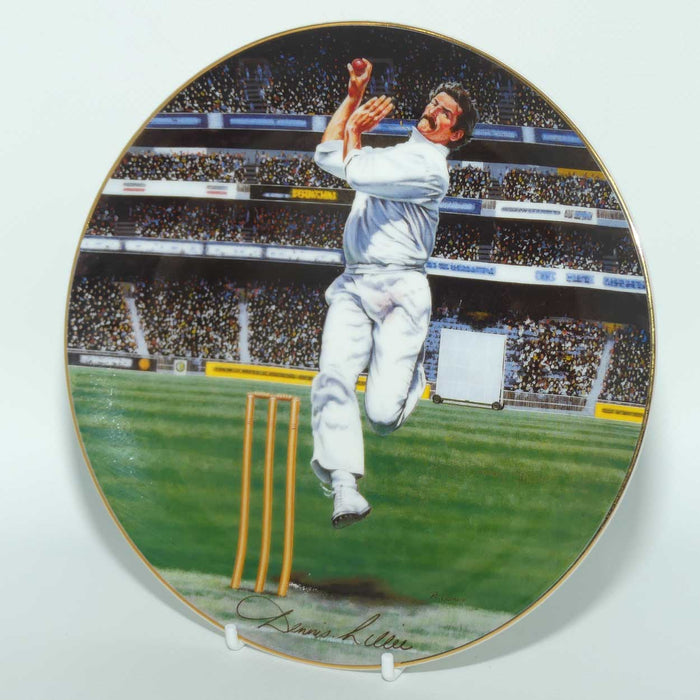 Cricket Memorabilia | Australian Cricketing Greats plate | #3 | Dennis Lillee