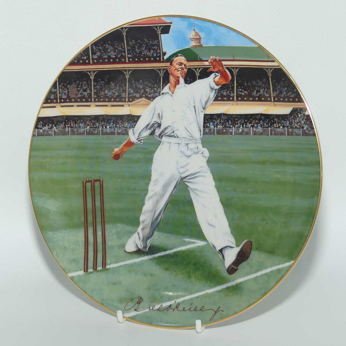 Cricket Memorabilia | Australian Cricketing Greats plate | #4 | Bill O'Reilly