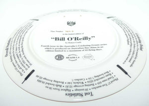 Cricket Memorabilia | Australian Cricketing Greats plate | #4 | Bill O'Reilly